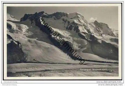Gornergrat - Breithorn - Foto-AK