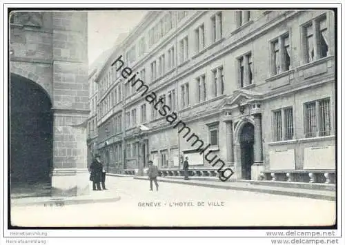 Geneve - L'Hotel de Ville ca. 1900