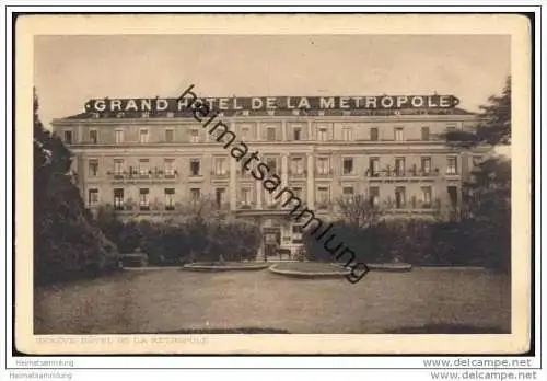 Geneve - Grand Hotel de la Metropole