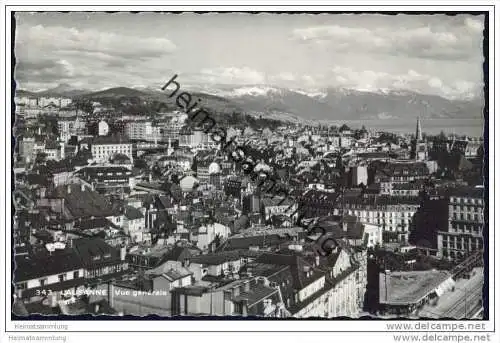 Lausanne - vue generale - Foto-AK