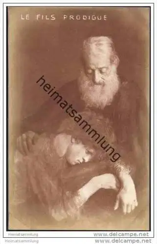 Le fils prodigue - Der verlorene Sohn - Foto-AK ca. 1910 - Phot. Art. G. Nitsche Lausanne