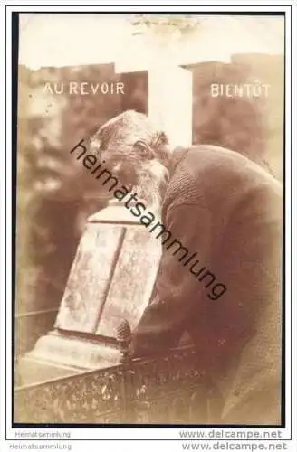 au revoir bientot - Wiedersehen bald - Foto-AK ca. 1910 - Phot. Art. G. Nitsche Lausanne