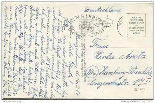 Gamartboden - Gasthof Frau Witt - Besitzer K. M. Schweiger - Foto-AK - Verlag Much Innsbruck gel. 1954