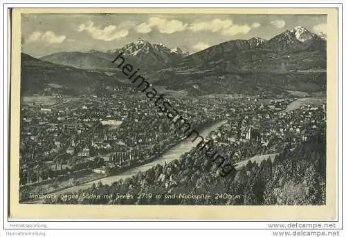 Innsbruck gegen Süden