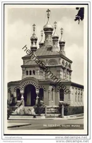 Geneve - Eglise Russe - Foto-AK