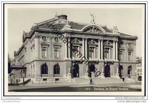 Geneve - le Grand Theatre - Foto-AK