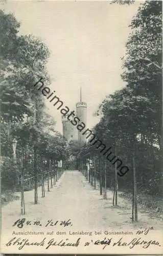 Lenneberg - Aussichtsturm bei Gonsenheim - Verlag Fritz Made Mainz