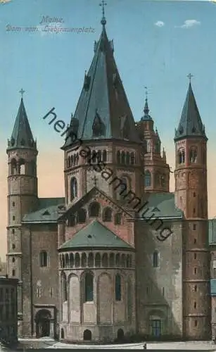 Mainz - Dom vom Liebfrauenplatz - Feldpost - Verlag K. S. M.