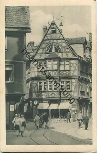 Mainz - Fachwerkhaus bei der Augustinerkirche - Verlag J. Velten Karlsruhe