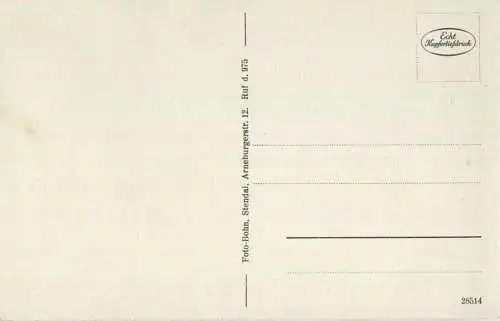 Stendal - Marktplatz mit Roland - Verlag Foto-Bohn Stendal