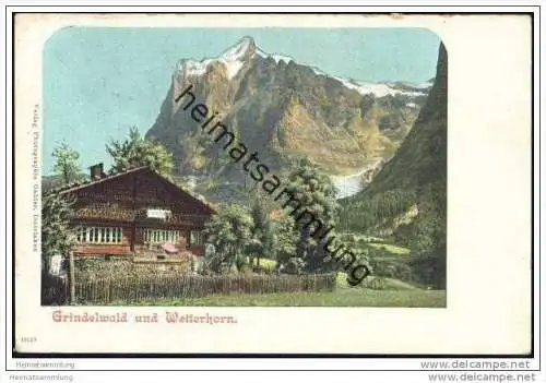 Grindelwald und Wetterhorn ca. 1900