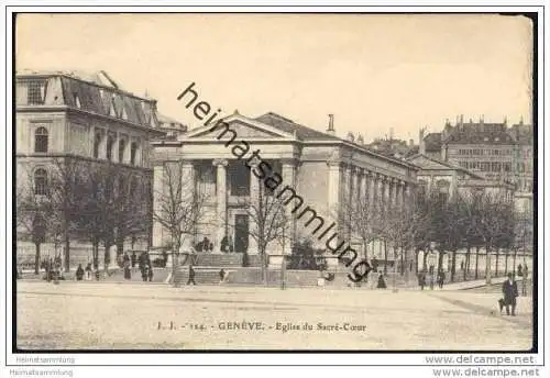 Geneve - Eglise du Sacre-Coeur ca. 1910