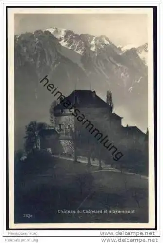 Chateau du Chatelard et le Grammont - Foto-AK