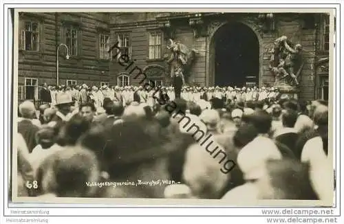 Wien - Burghof - Sängerbundesfest 1928 - Foto-AK