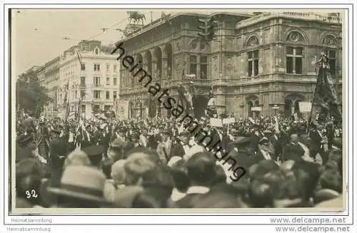 Wien - Festumzug - Sängerbundesfest 1928 - Foto-AK