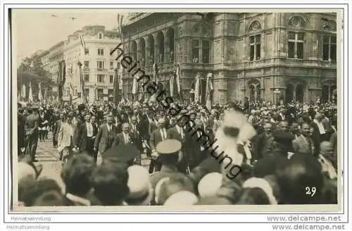 Wien - Festumzug - Sängerbundesfest 1928 - Foto-AK