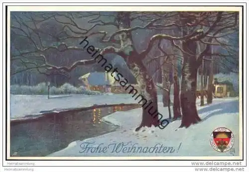 Frohe Weihnachten - Künstlerkarte