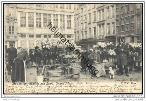 Bruxelles - Marché aux fleurs - Grand' Place