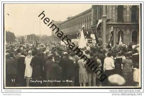 Kärnten - Festumzug Wien - Sängerbundesfest 1928 - Foto-AK