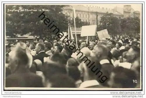 Kärnten - Festumzug Wien - Sängerbundesfest 1928 - Foto-AK