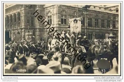 Hamburg - Festumzug Wien - Sängerbundesfest 1928 - Foto-AK