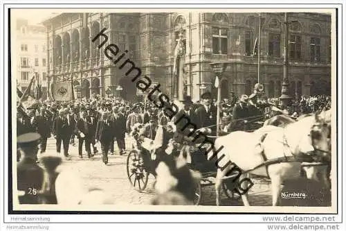 Nürnberg - Festumzug Wien - Sängerbundesfest 1928 - Foto-AK