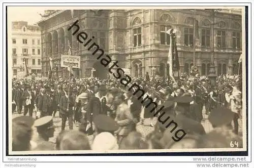 Steir. Sängerbund R.G.B.  Kapfenberg - Festumzug - Wien - Sängerbundesfest 1928 - Foto-AK