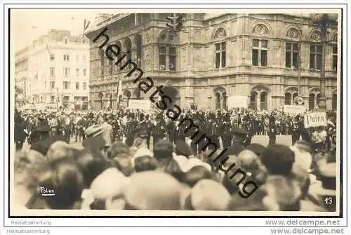 Polen - Festumzug - Wien - Sängerbundesfest 1928 - Foto-AK