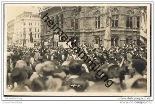 Maingau - Festumzug - Wien - Sängerbundesfest 1928 - Foto-AK