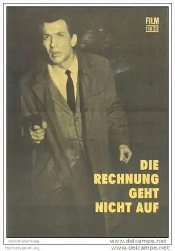 Film für Sie Progress-Filmprogramm 14/67 - Die Rechnung geht nicht auf