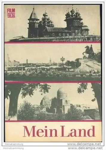 Film für Sie Progress-Filmprogramm 110/68 - Mein Land sowjetischer Dokumentarfilm