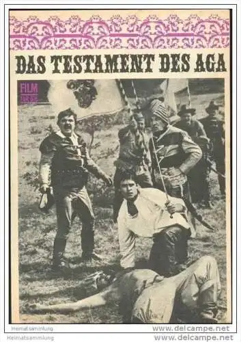 Film für Sie Progress-Filmprogramm 107/68 - Das Testament des Aga