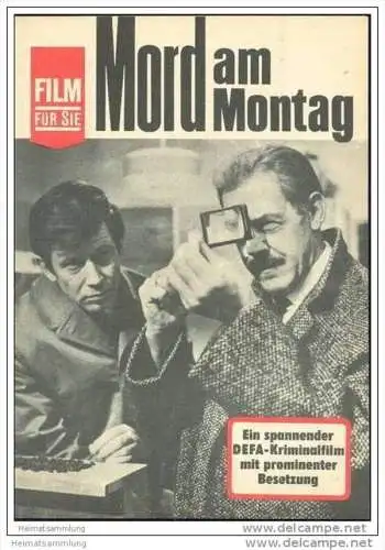 Film für Sie Progress-Filmprogramm 94/68 - Mord am Montag