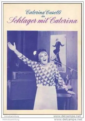 Film für Sie Progress-Filmprogramm 85/68 - Schlager mit Caterina
