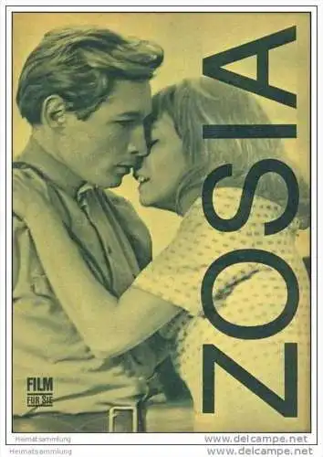FILM FÜR SIE - Progress-Filmprogramm 24/68 - Zosia