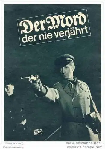 FILM FÜR SIE - Progress-Filmprogramm 4/68 - Der Mord der nie verjährt