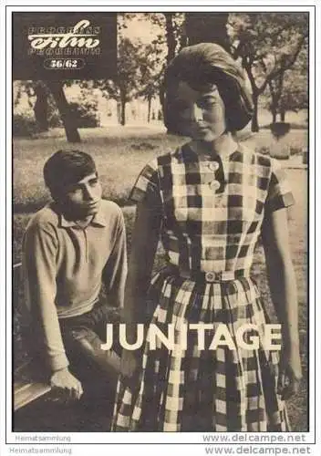 Progress-Filmprogramm 56/62 - Junitage