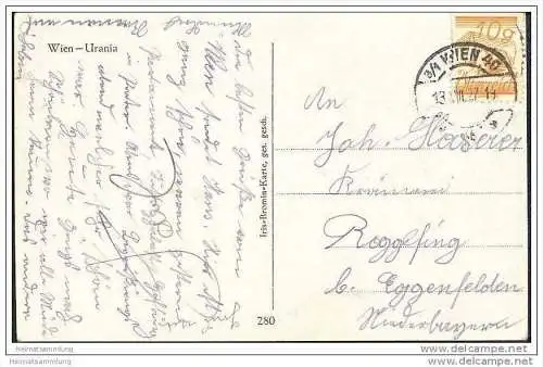 Wien - Urania - Strassenbahn