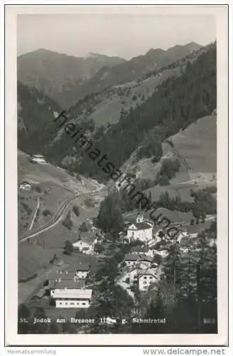 St. Jodok gegen das Schmirntal - Foto-AK - Verlag Chizzali Innsbruck gel. 1954