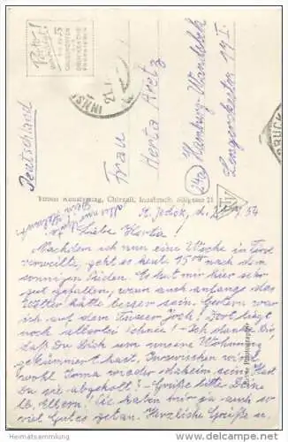 St. Jodok gegen das Schmirntal - Foto-AK - Verlag Chizzali Innsbruck gel. 1954