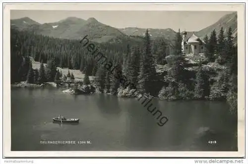 Obernberger See - Foto-AK - Alpiner Kunstverlag Much Heiss' Nachf. Innsbruck