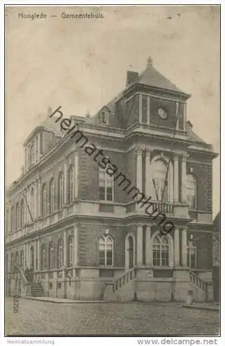 Hooglede - Gemeentehuis - Feldpost gel. 1916
