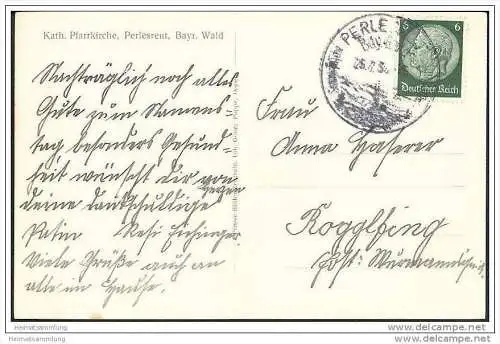 Perlesreut - Kath. Pfarrkirche - Foto-AK