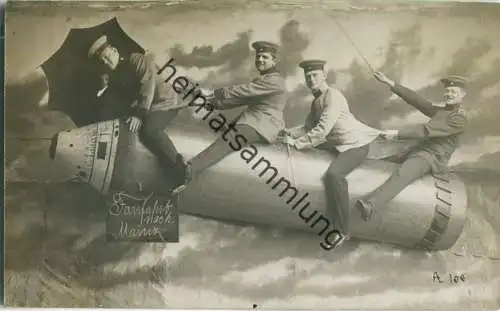 Mainz - Fernfahrt nach ... - Rakete - Verlag Wilh. Herber Neuhaus - Soldatenpost