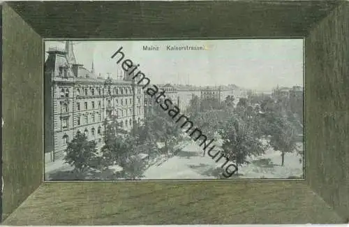 Mainz - Kaiserstrasse - Rahmenpostkarte mit Aufstellvorrichtung