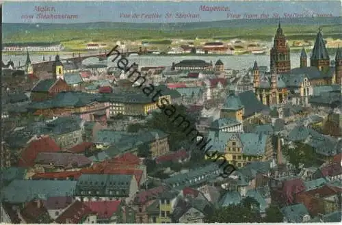 Mainz - vom Stephansturm - Verlag K. S. M.