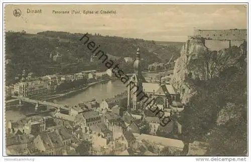 Dinant - Panorama - Feldpost - Ern. Thill Bruxelles gel. 1917