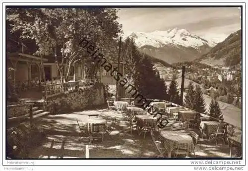 Badgastein - Kaffeehaus zur schwarzen Liesl - Foto-AK 20er Jahre