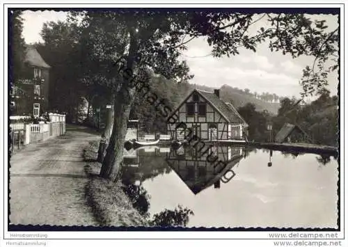 Bergisch Land - Käshammer im Gelpetal - Foto-AK 1956