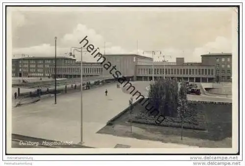 Duisburg - Hauptbahnhof - Foto-AK